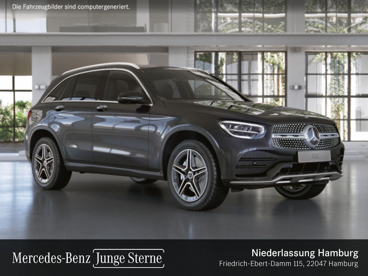 Mercedes-Benz GLC 300 de 4M AMG Navi Dist Tw Pano LED Amb AHK foto 21