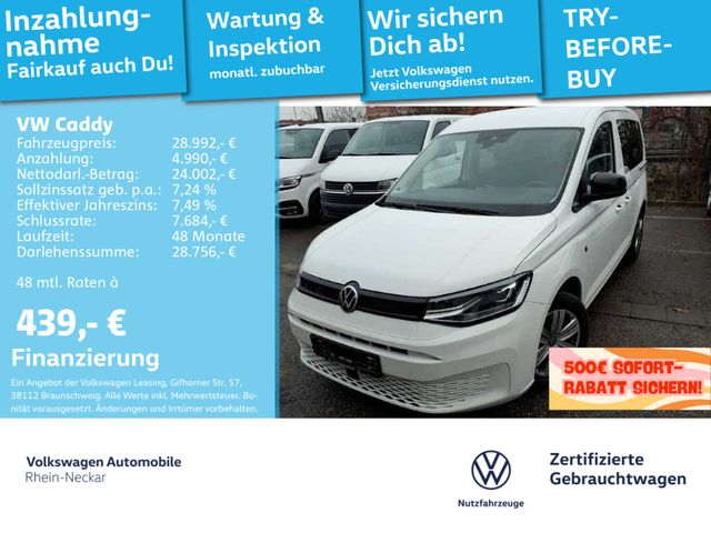 Volkswagen Caddy 1.5 TSI DSG ACC LED PDC App-Connect Kamera