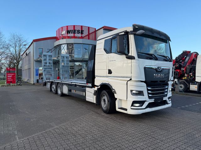 MAN Baumaschinen-  Arbeitsbühnentransporter Rampen