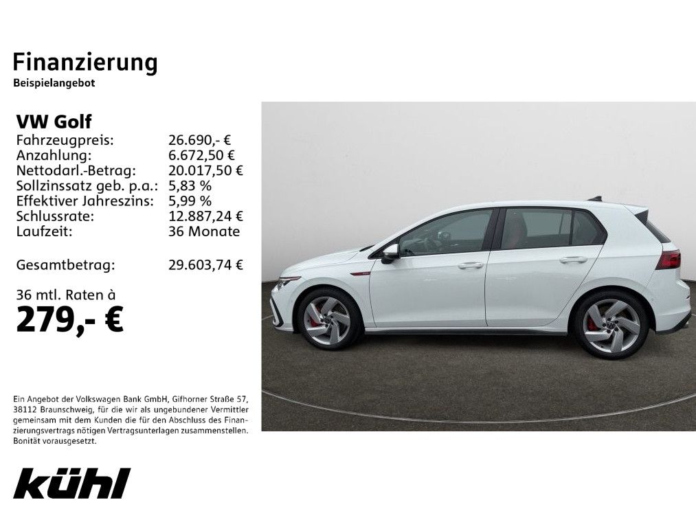 Volkswagen Golf VIII 2.0 TSI DSG GTI Navi Martix foto 2