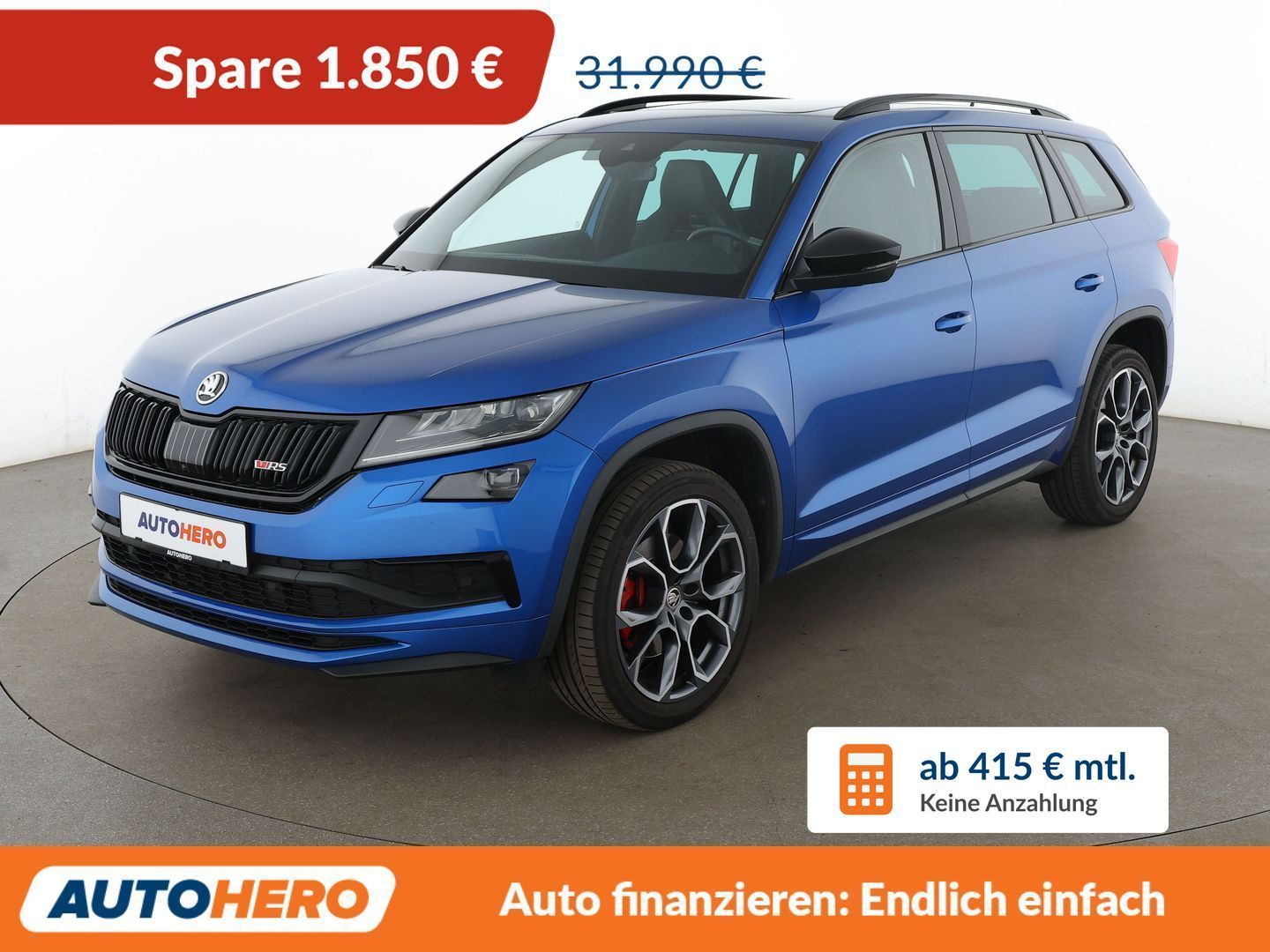 Skoda Kodiaq 2.0 BiTDI RS 4x4 Aut*NAVI*LED*ACC*CAM*PDC