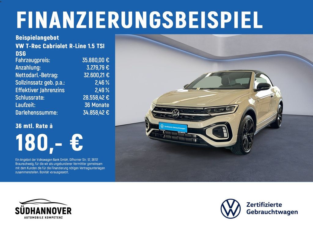 T-Roc Cabriolet R-Line 1.5 TSI  DSG Edition Karm