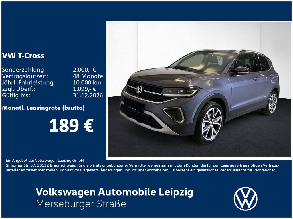 T-Cross Style 1.0 TSI 85 kW Preisvorteil 6579 €