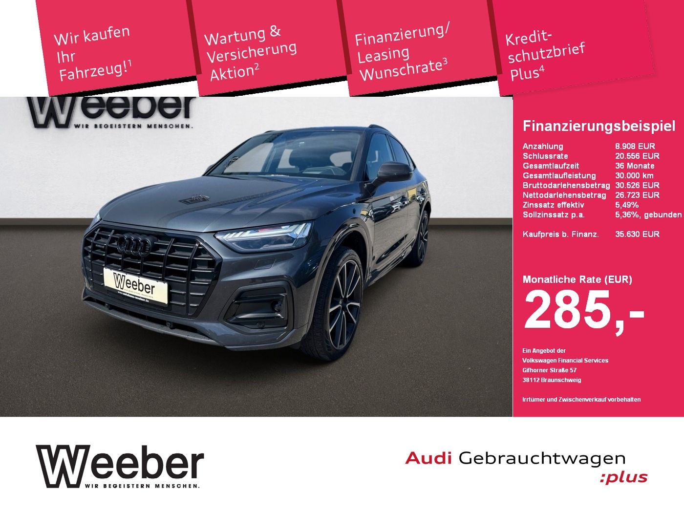 Audi Q5 Sportback quattro advanced *AHK*HUD*NAVI*BLAC