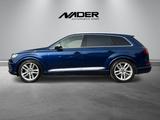 Audi SQ7 | 7-Sitzer | Pano | AHK | Vollleder | Kam - blaue Audi SQ7