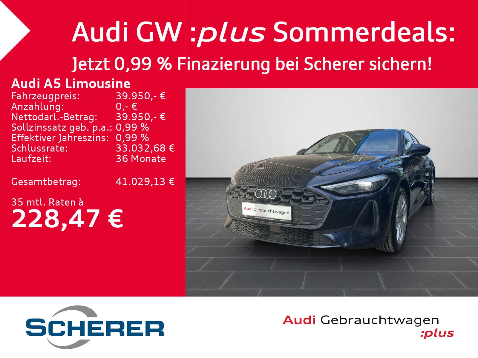 Audi A5 Limousine TDI 150 kW S tronic Kamera