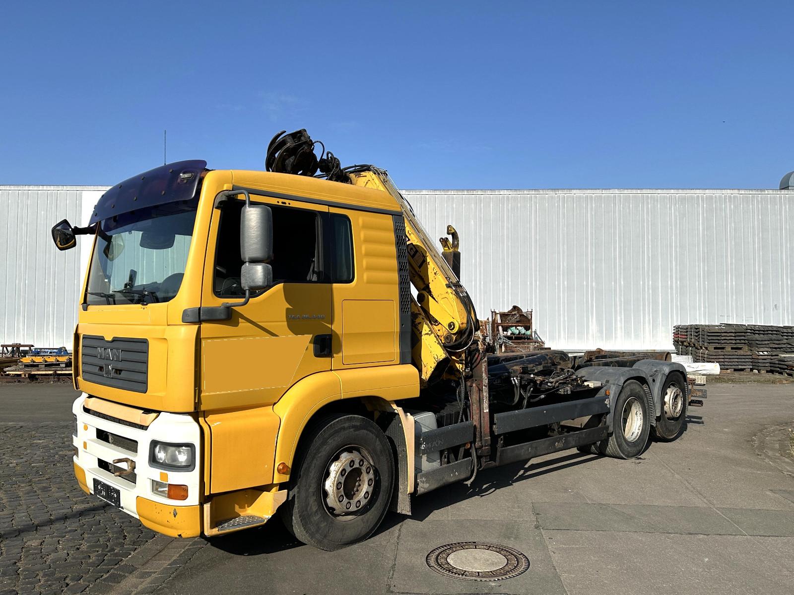 MAN TGA 26.440 6x2 Meiller +Kran MGK 175