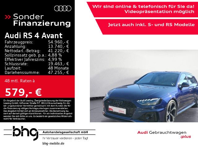 Audi RS4 Avant 2.9 TFSI quattro Matrix/B&O/Interface/