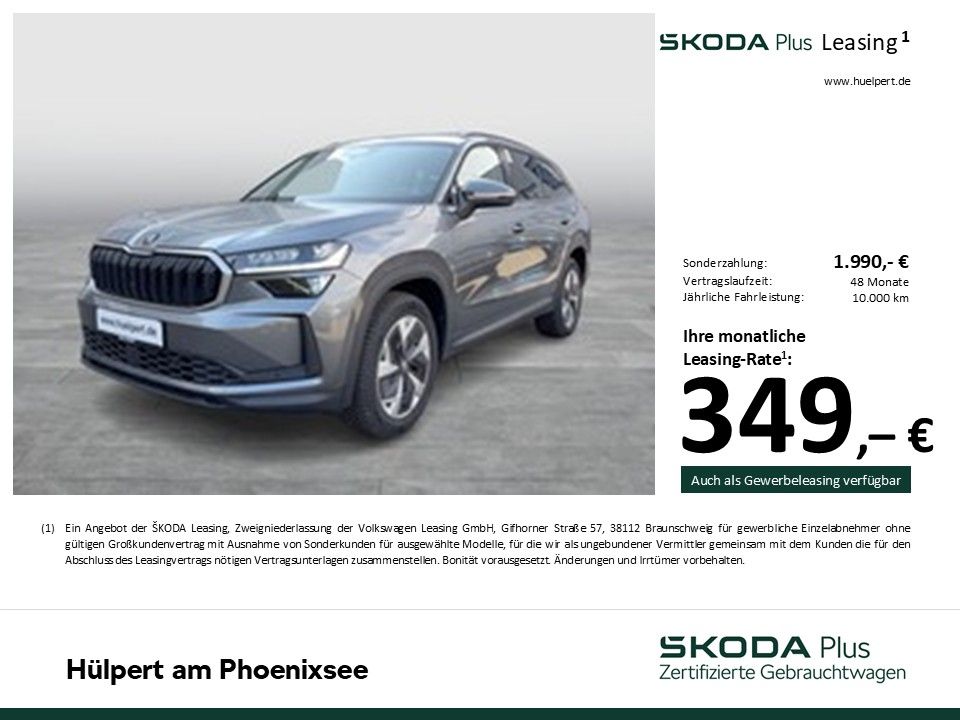 Skoda Kodiaq 2.0 SELECTION 4X4 7SITZE AHK CAM ACC LM18 imagem 3
