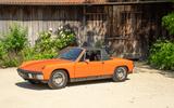 Porsche 914/4 - Originalzustand ohne Rost! - Porsche mit Benzin-Antrieb: Orange, Cabrio