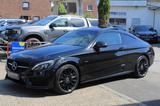 Mercedes-Benz C 200 AMG LINE+NIGHT EDITION+PANORAMA+KAMERA+TOP - Mercedes-Benz mit Benzin-Antrieb: Coupe, Schwarz, Sportfahrwerk
