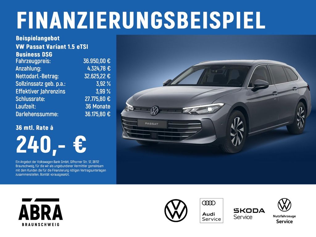 Passat Variant 1.5 eTSI Business  DSG STANDHZG