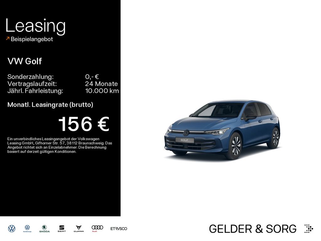 Volkswagen Golf Life 1.5 eTSI Matrix*AHK*RFK*ACC*Digital*
