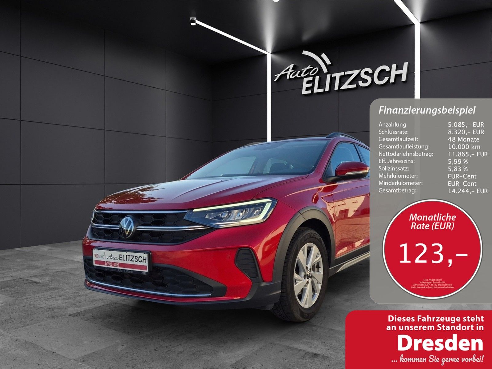 Fahrzeugabbildung Volkswagen Taigo TSI Life LED AID ACC RFK SH LM