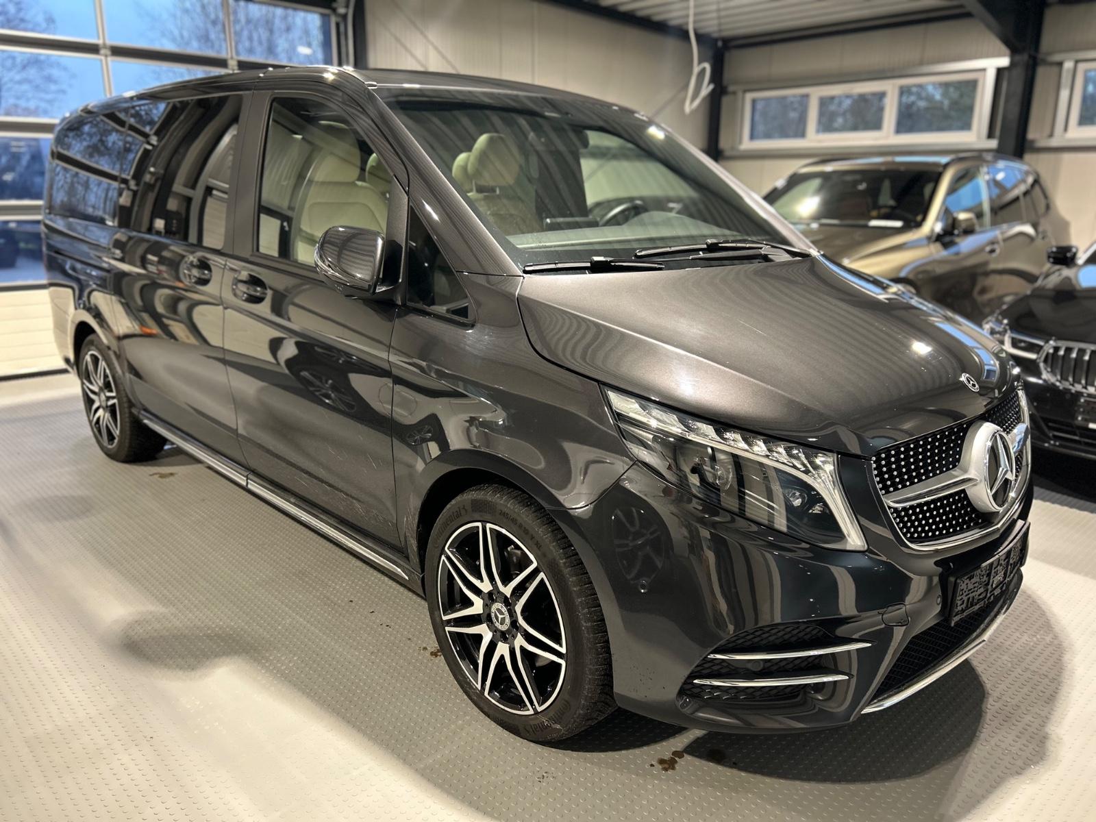 Mercedes-Benz V300d 4M Lang AMG -8S-Pano-2xEl.Tür-360K-LED-19Z