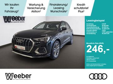 Audi Leasingangebot: Audi Q3 *AHK*NAVI*19ZOLL*LED*GRA*KESSY*5J GAR AHK