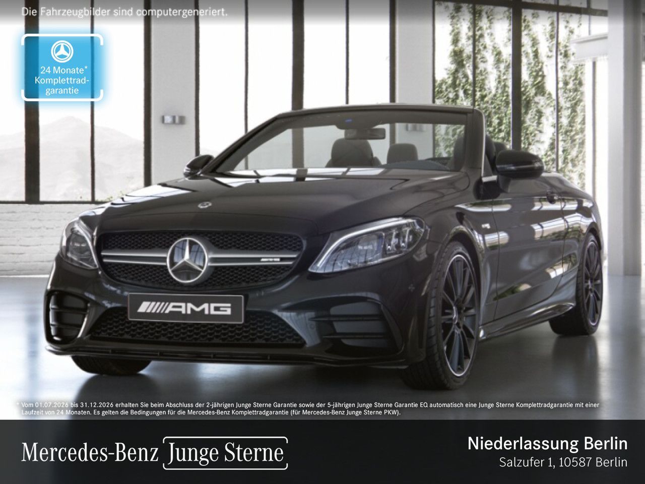 Mercedes-Benz C 43 AMG 4M Cabrio PerfAGA Volldi Burme Night foto 1