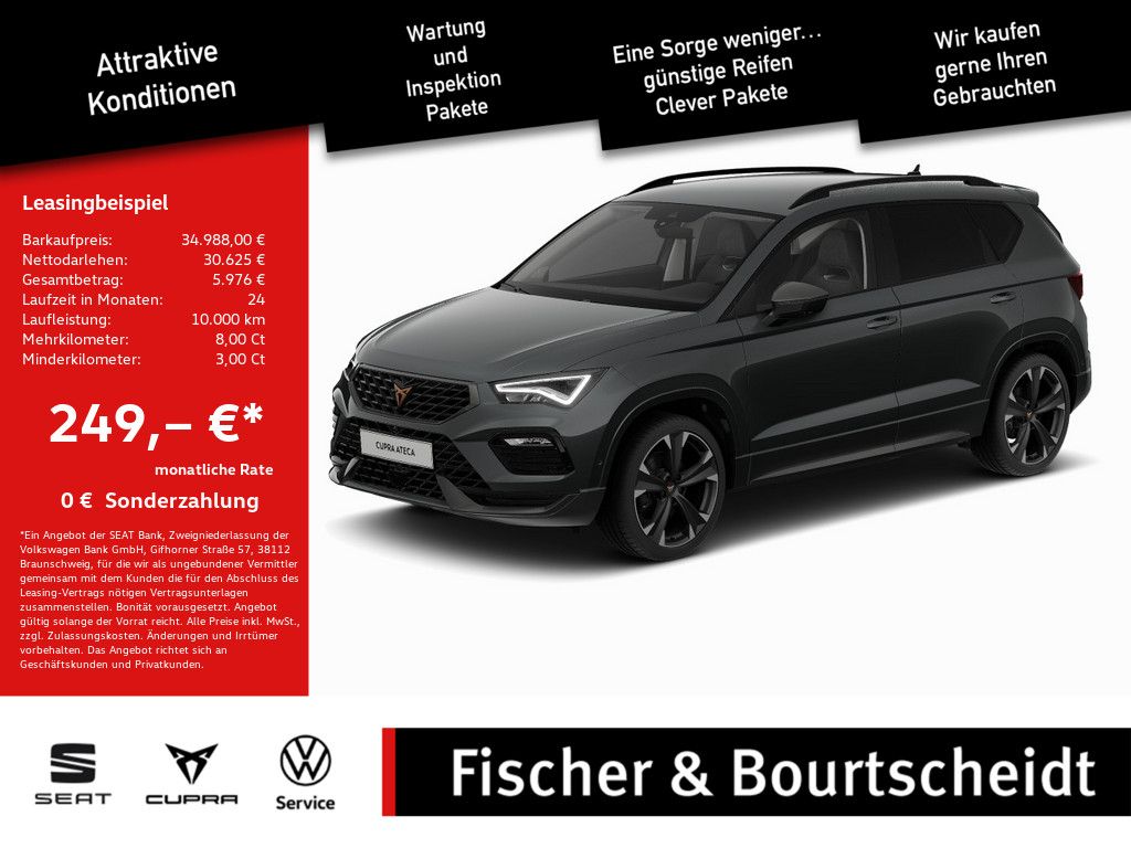 Cupra Ateca 2.0 TSI 4Drive SHZ AHK ACC FACEL. LED 360°