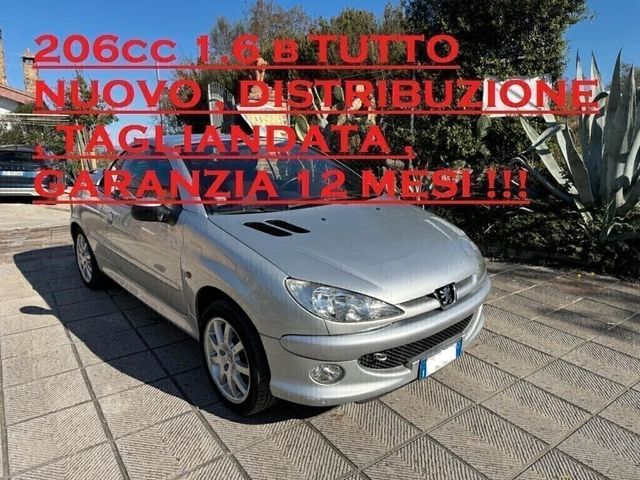 Peugeot 206 CABRIO DISTRIBUZIONE NUOVA GARANZIA TAGLIAND