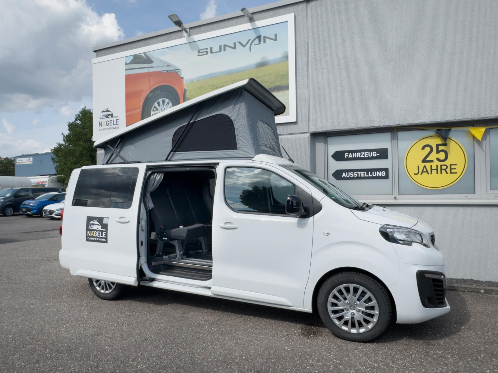Peugeot Sunvan 2.0 BlHDi 145 - 8 Sitze & Schlaf-Hubdach