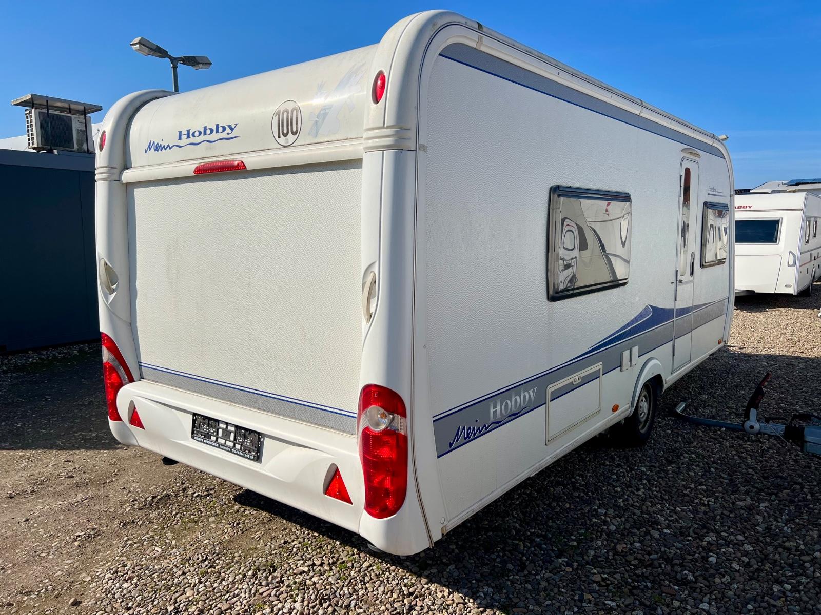 Hobby 540 WLU Mover Klima Einzelbetten Vorzelt Dusche