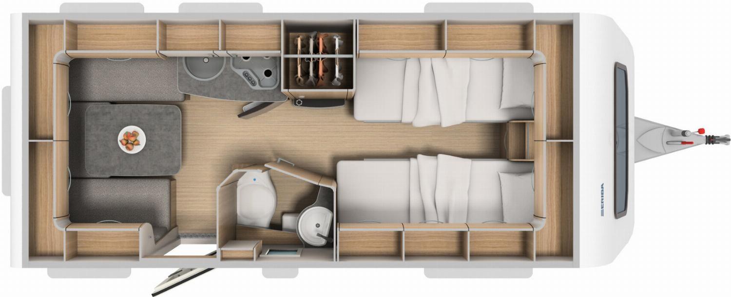 HYMER / ERIBA / HYMERCAR Eriba Feeling 470 Moving-Paket, Autark, 1.600 kg