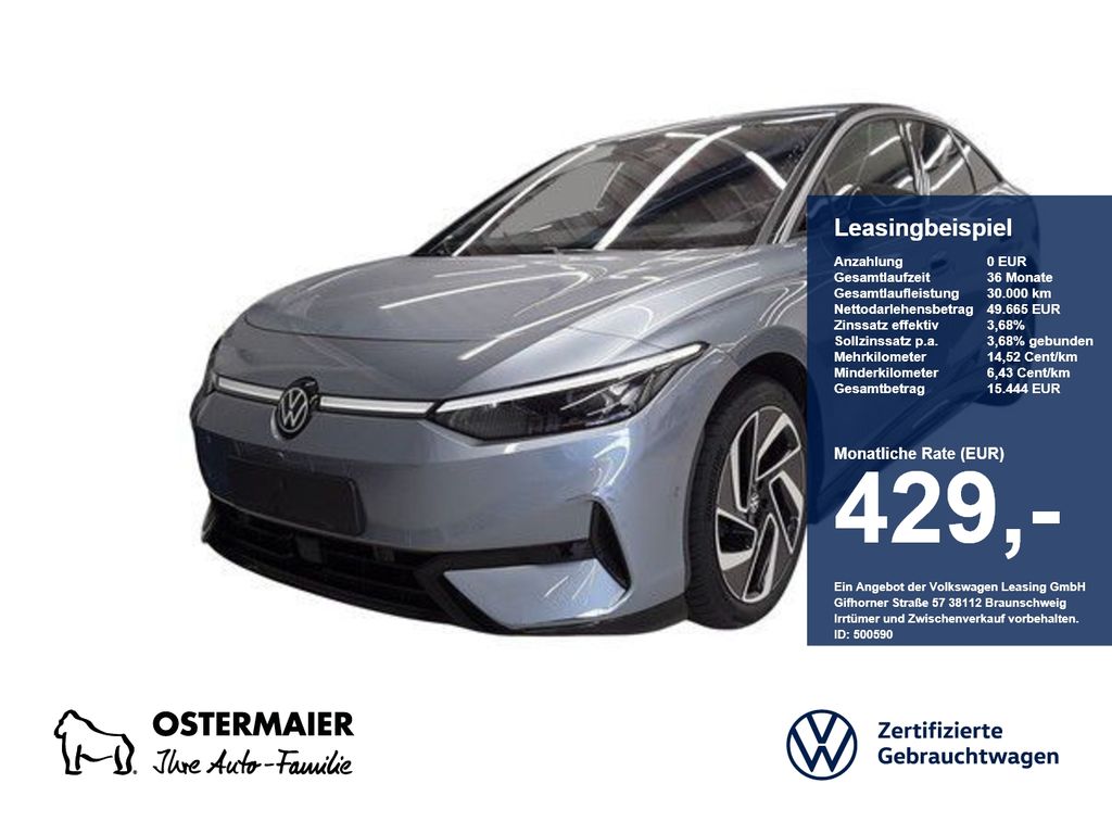 Volkswagen ID.7 PRO S 286PS NP.80T ACC.5J-G.WÄRMEPUMPE.AHK.