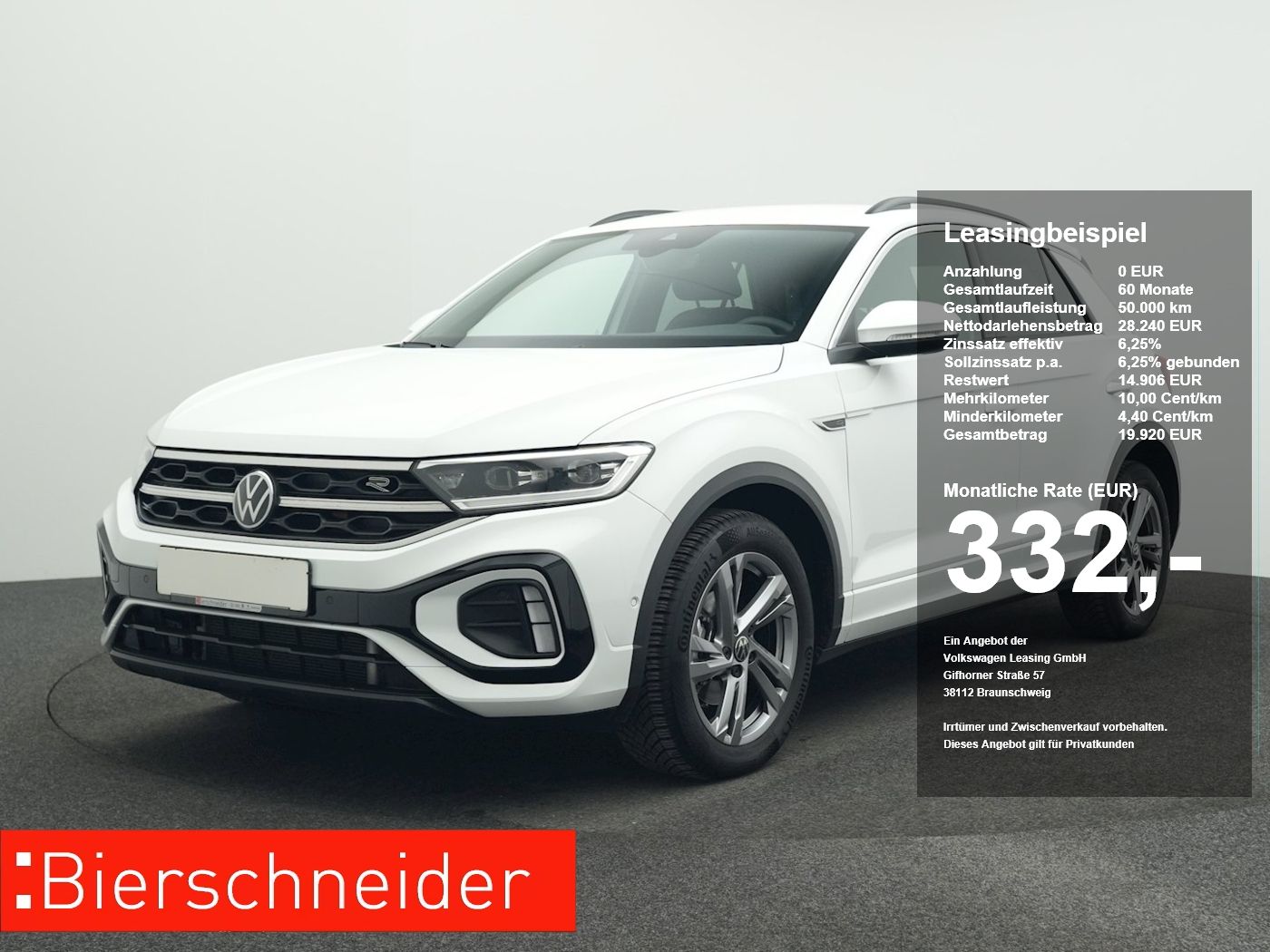 Volkswagen T-Roc 1.5 TSI DSG R-Line LED-PLUS NAVI 3-J-GAR A