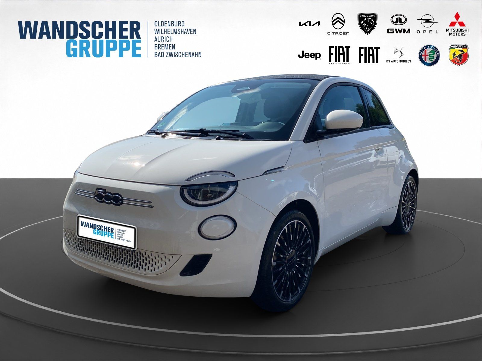 Fiat 500e Cabrio 42kWh Icon KeyLess+LED+Navi+SHZ
