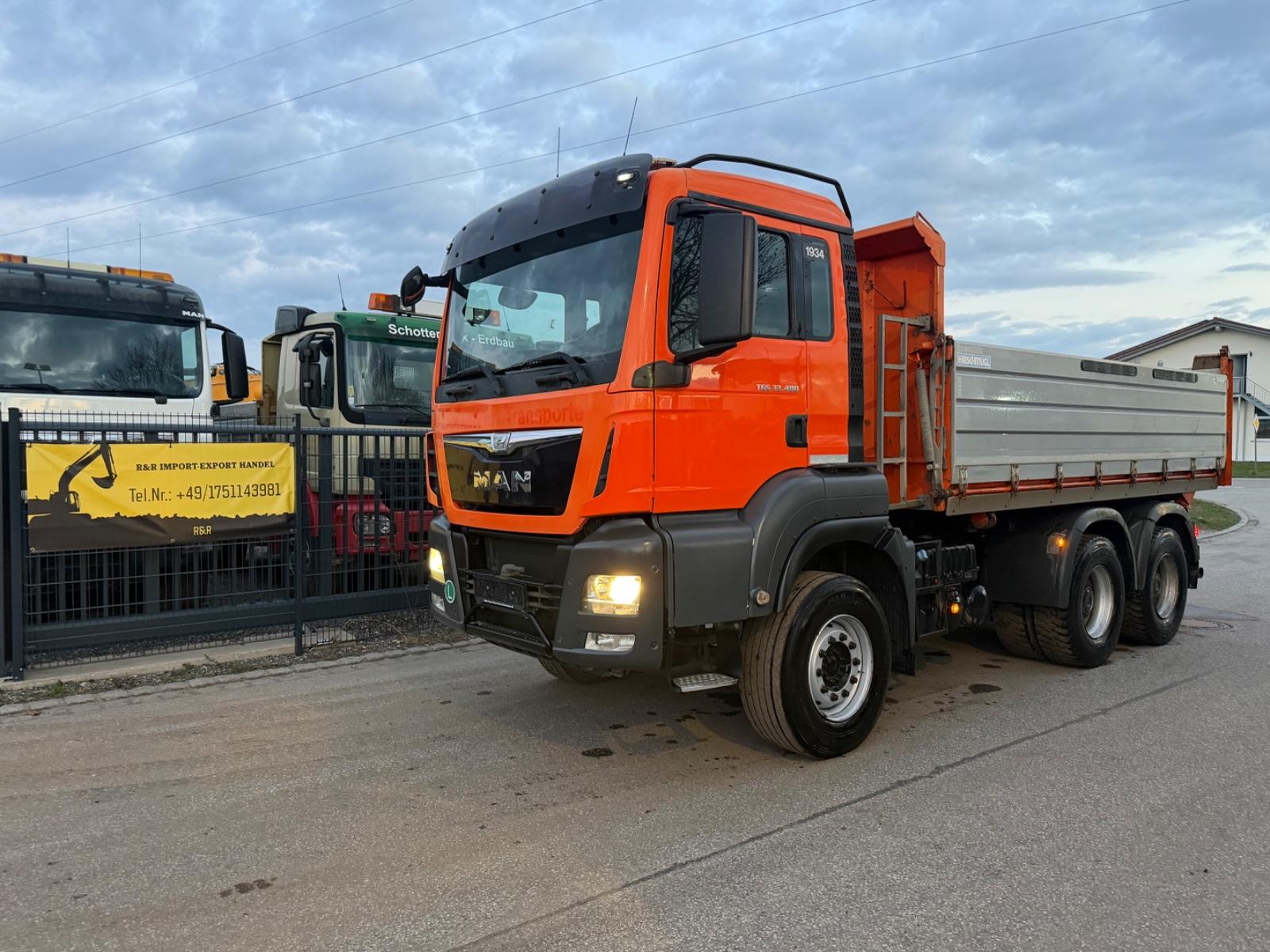 MAN TGS 33.480*EURO*6x4*Dreiseitenkipper Top*