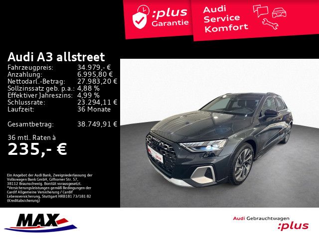 A3 allstreet 35 1.5 TFSI AHK+HUD+KAMERA+LED+NAVI