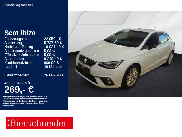 Seat Ibiza 1.5 TSI DSG FR LED ACC NAVI CAM SHZ