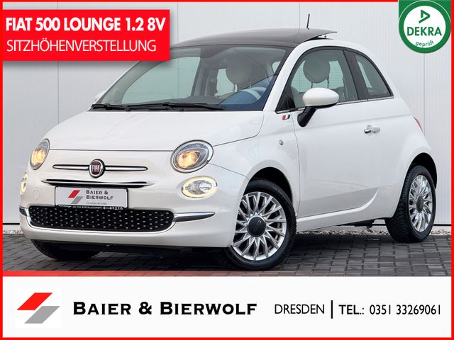 Fiat 500 Lounge 1.2 8V PANO PDC SHV NAVI KLIMAAUT.