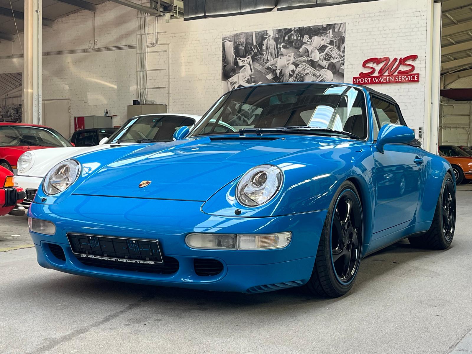 Porsche 993 C2 Cabrio Blautürkis Sammler mit Garantie