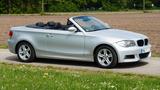 BMW 125i Cabrio - silberne BMW 125