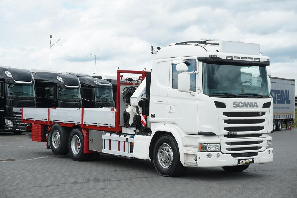 Scania G 490 / 6 X 2 / SKRZYNIOWY + HDS / HMF 3220 K7 /