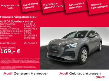 Audi Leasingangebot: Audi Q4 Sportback e-tron 35 Matrix DAB Keyless Sports