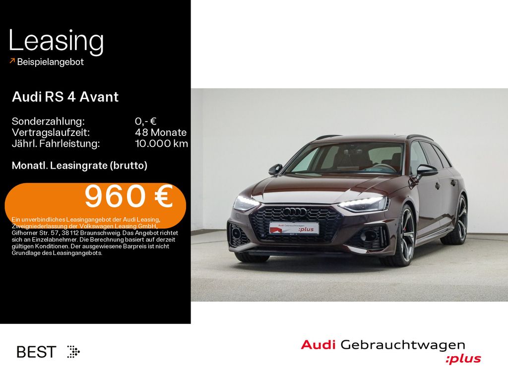 Audi RS 4 Avant Essentials*HUD*B&O*Matrix*ACC*Leder