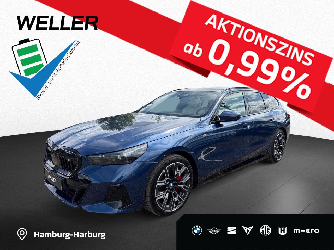 BMW i5 40 T M SPORT PRO Pano,AHK,Leas.o.Anz.549,-