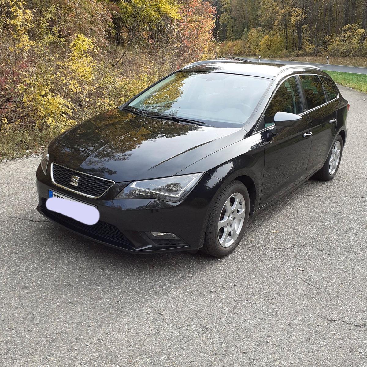 Seat Leon 2015 — rear view