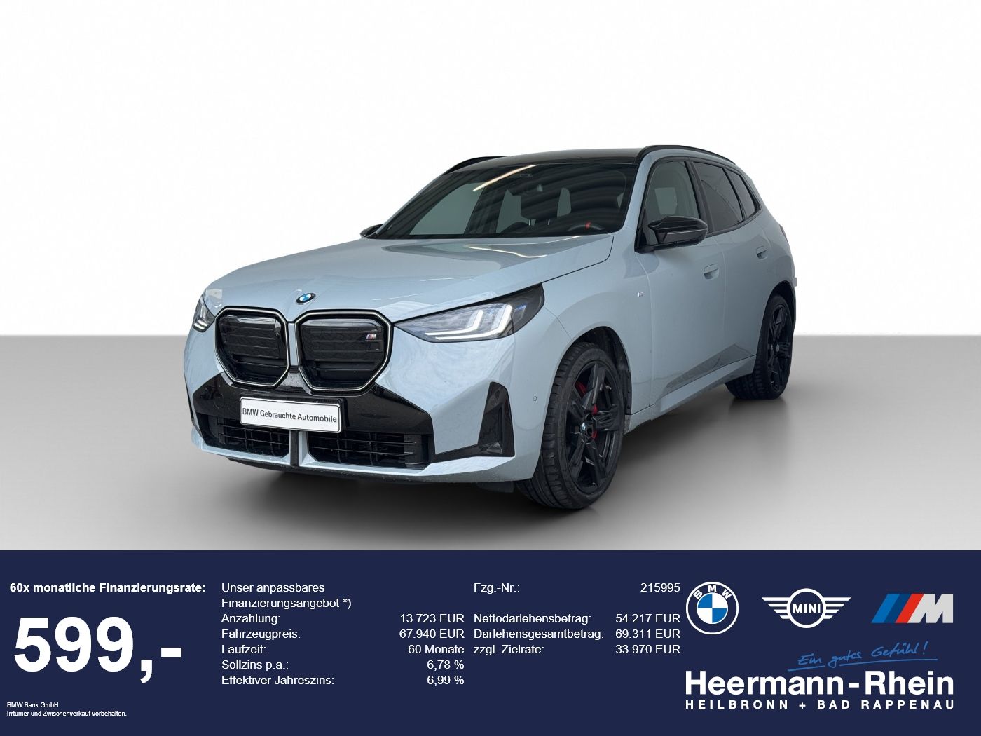 BMW X3 M50 xDrive M Sport Pro LiveCock.AHK.Stand.PGD