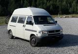 Volkswagen T4, 91Tkm, Hochdach scheckheft rostfrei 4 Pers - Wohnwagen in Karlsruhe