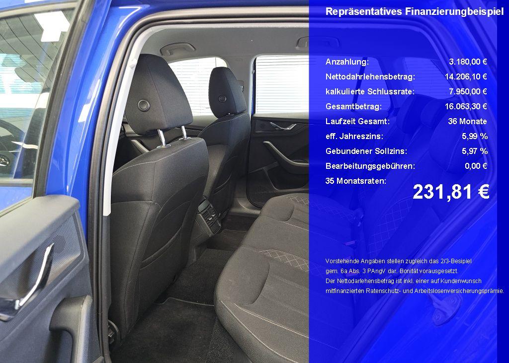Skoda Kamiq 2023 г. Синий, пробег 48025 км