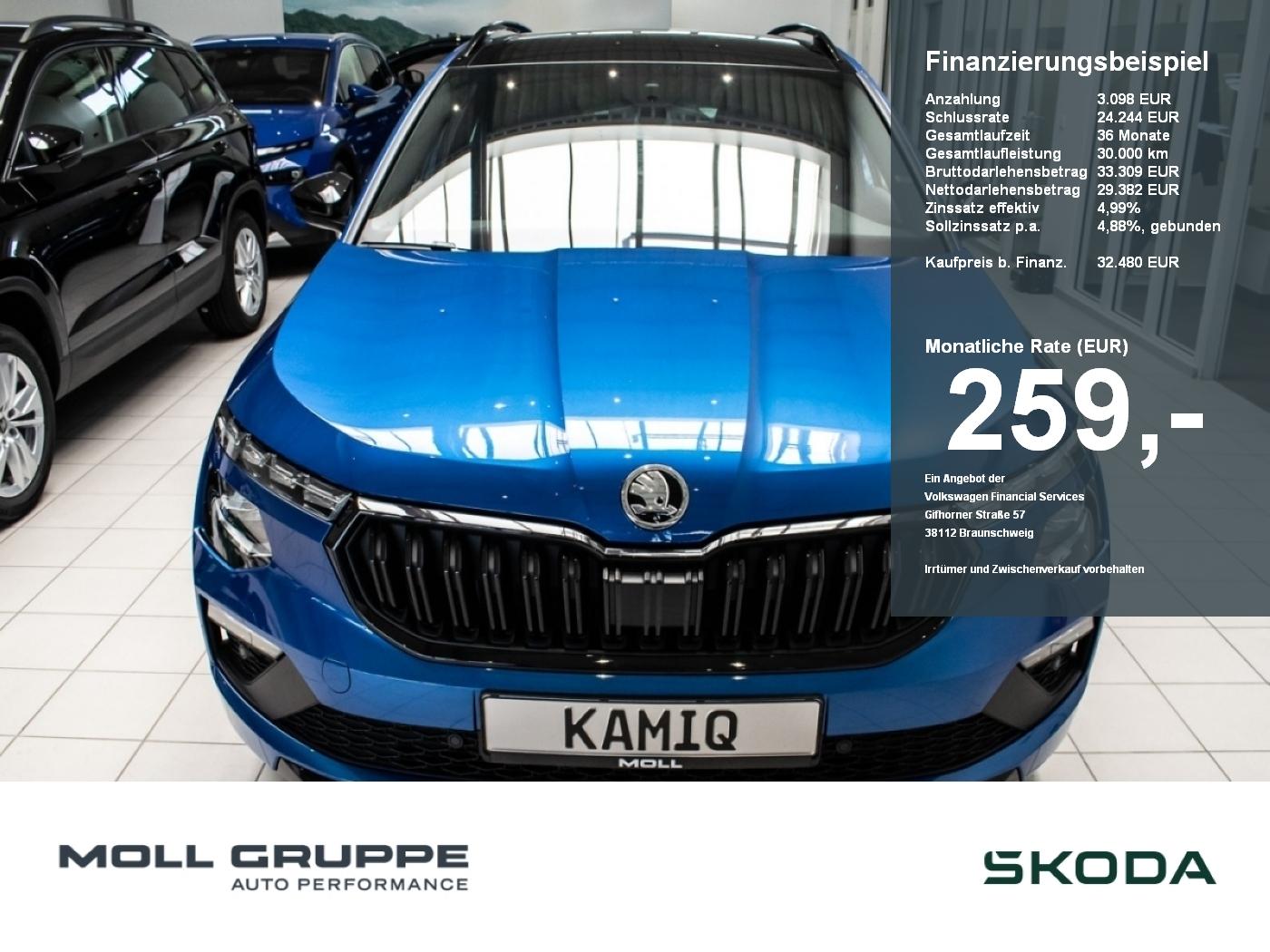 Skoda Kamiq 1.5 TSI Monte Carlo 2xKLIMA ACC AHK AUT