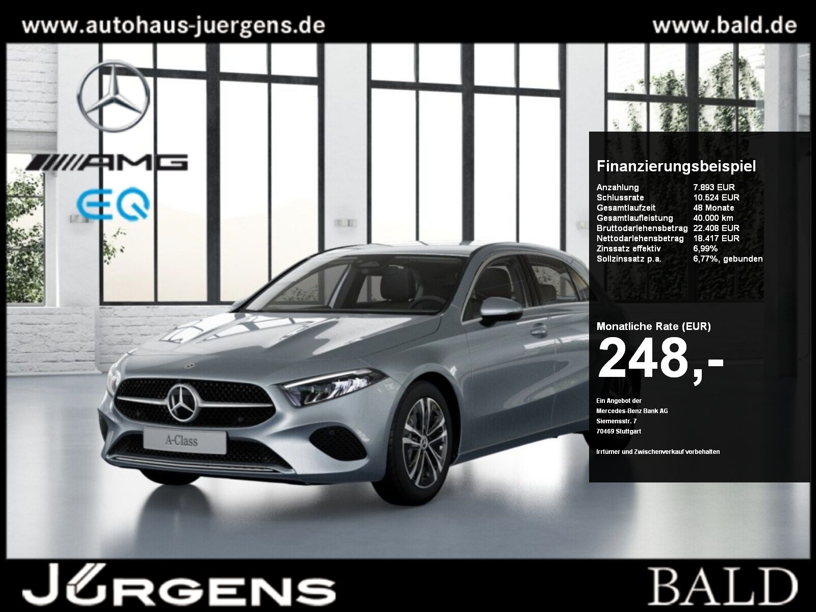 Mercedes-Benz A 180 Progressive Distr Carbon AHK Voll Digi
