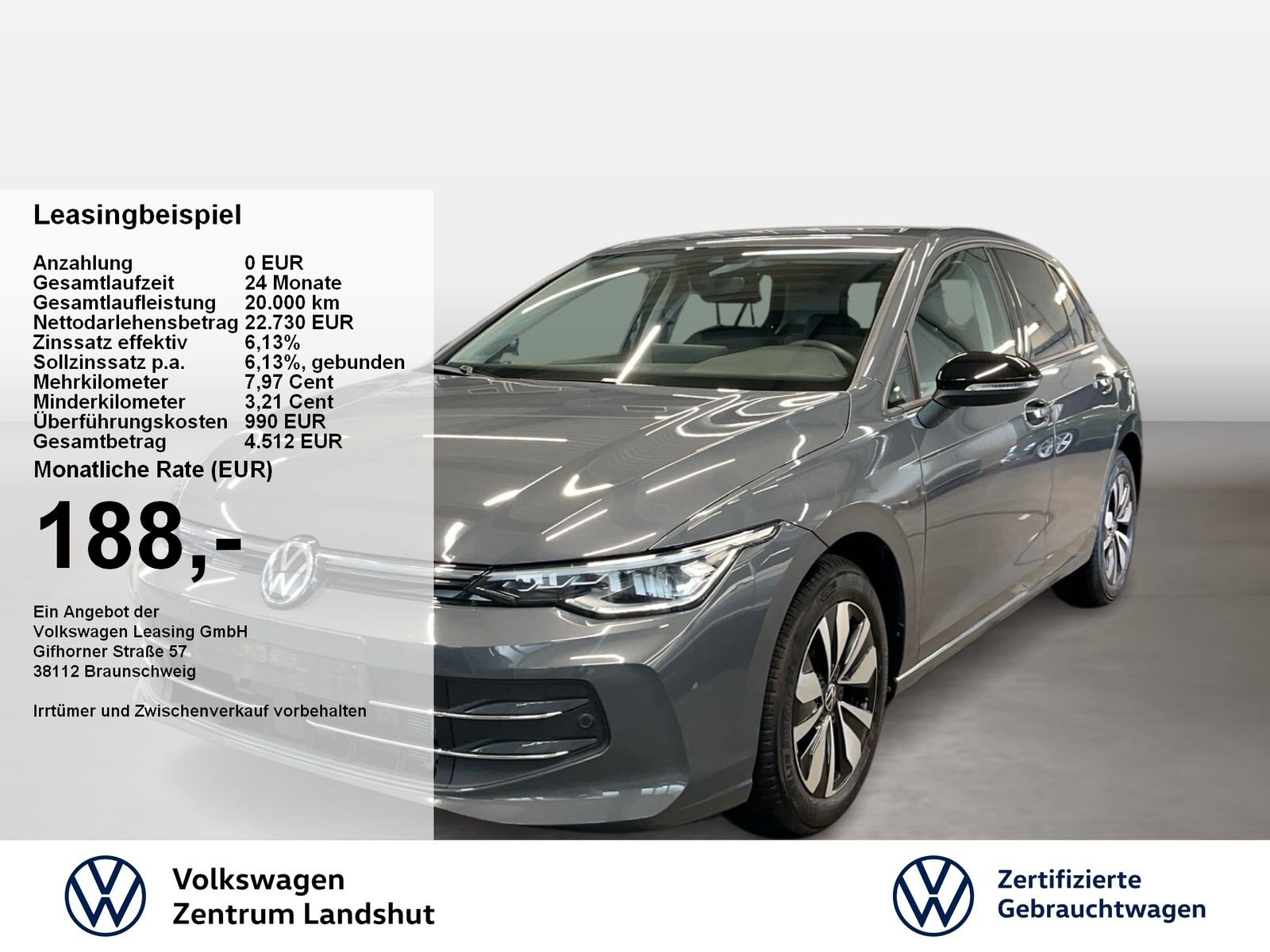 Volkswagen Golf VIII GOAL 1.5 TSI ACC AHK LED