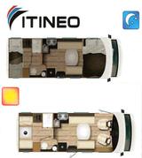 Itineo 700*5 Sitz/Schlafplätze*TV*Lithium - Wohnmobil oder -wagen 5 Schlafplätze