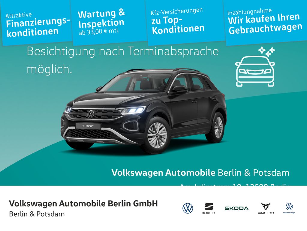 T-Roc Life 1.5 TSI 110KW DSG Navi AHK Klima SHZ