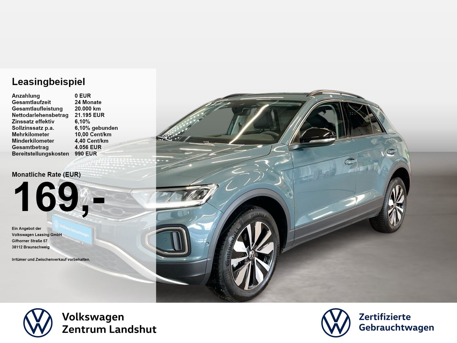 Volkswagen T-Roc 1.0 TSI Life GOAL 2xKlima ACC KlimaA LED