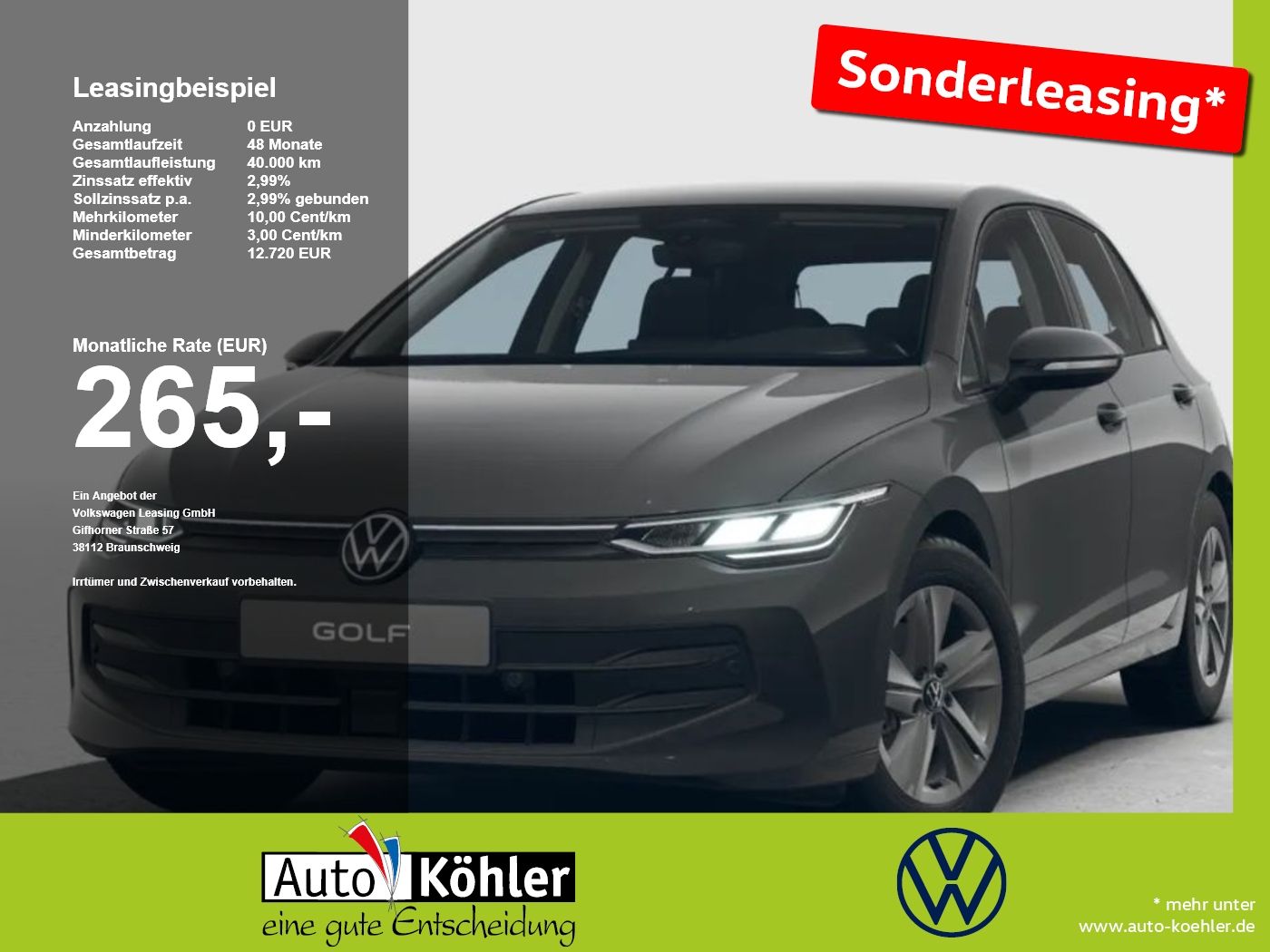 Volkswagen Golf Life 1.5 l TSI CarPlay/Kamera/ACC/Kamera